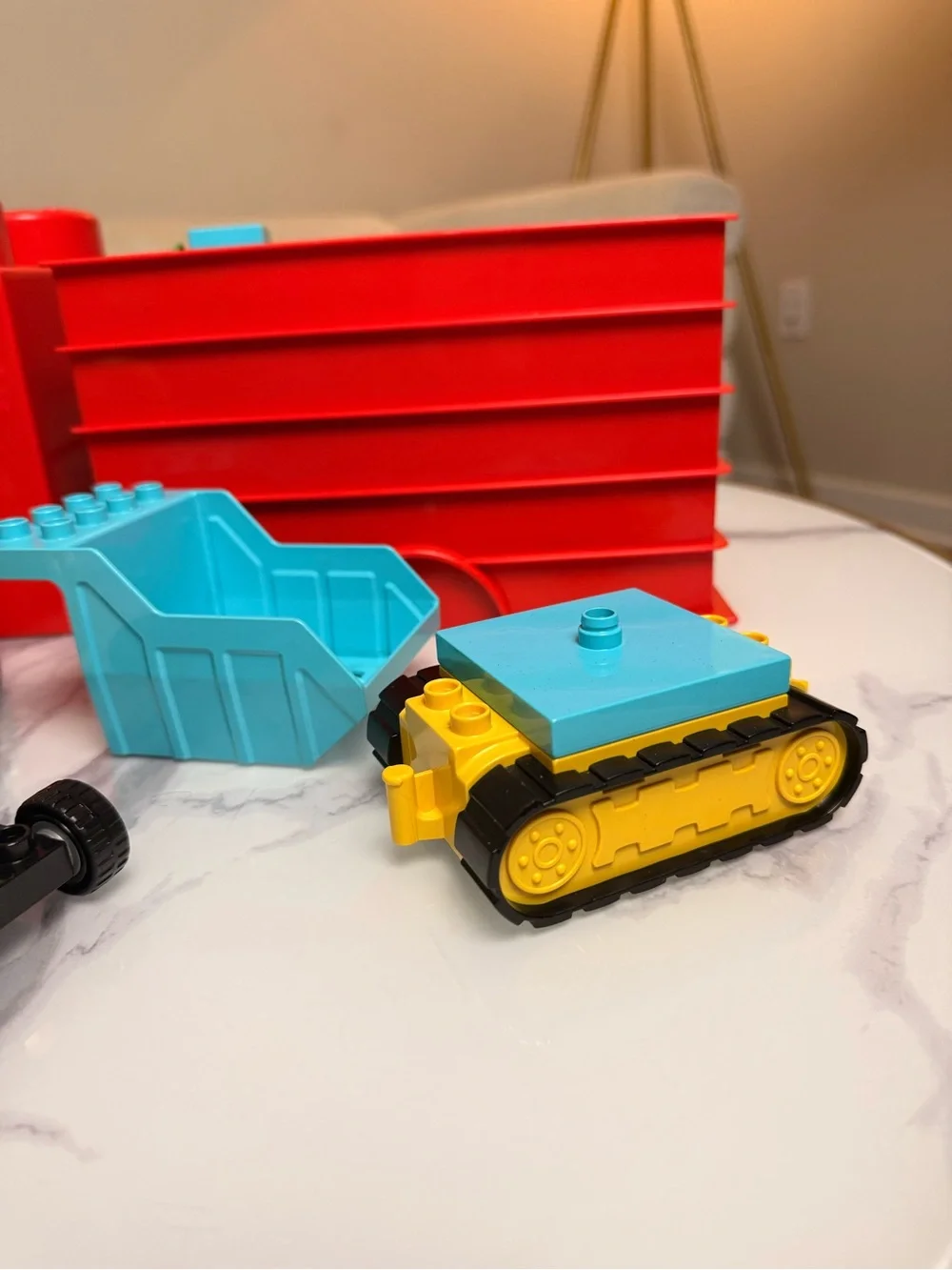 LEGO DUPLO Mixed Lot with Storage Brick, Vehicles, Figures & Building Pieces